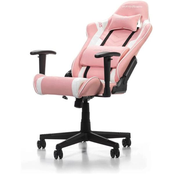 DXRacer P132 Prince Series Gaming Chair – Pink&White