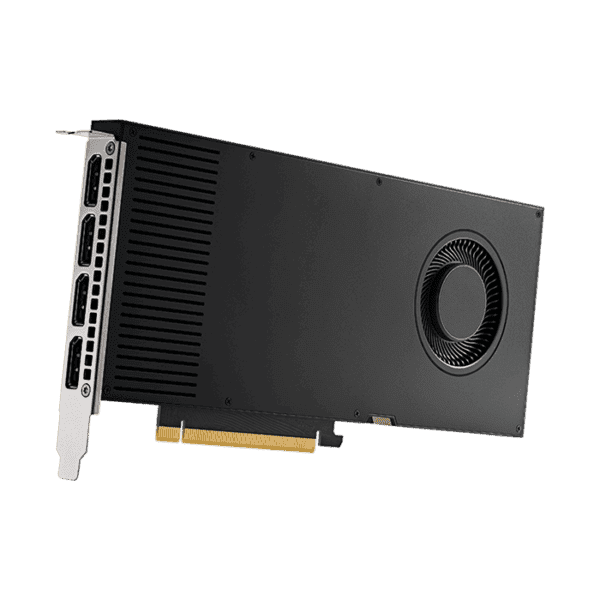 PNY NVIDIA RTX A4000 Video Card, 16GB RAM, PCI Express 4.0 x16, 4x DisplayPort 1.4a