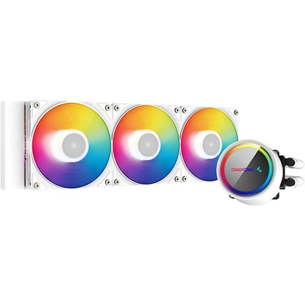 DEEPCOOL GAMMAXX L360 ARGB 360mm AIO Liquid CPU Cooler ,White