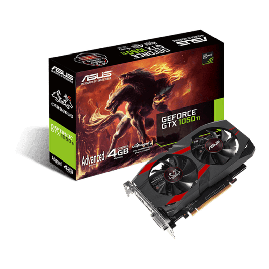 ASUS Cerberus GeForce® GTX 1050 Ti Advanced Edition 4GB GDDR5 Graphics Card