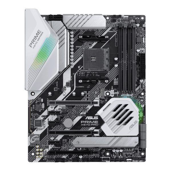 Asus Prime X570-PROPCIe 4.0, 14 DrMOS power stages, dual M.2, HDMI, SATA 6Gb/s, USB 3.2 Gen 2 front-panel connector and Aura Sync RGB lighting