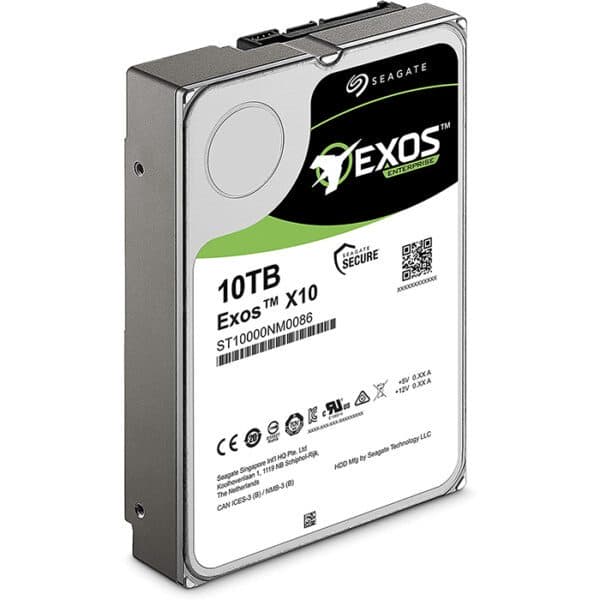 Seagate Exos 10TB SATA 6Gb/s 256MB Cache Enterprise Hard Drive 3.5