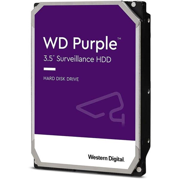 Western Digital 12TB WD Purple Surveillance Internal Hard Drive HDD – SATA 6 Gb/s, 256 MB Cache, 3.5″