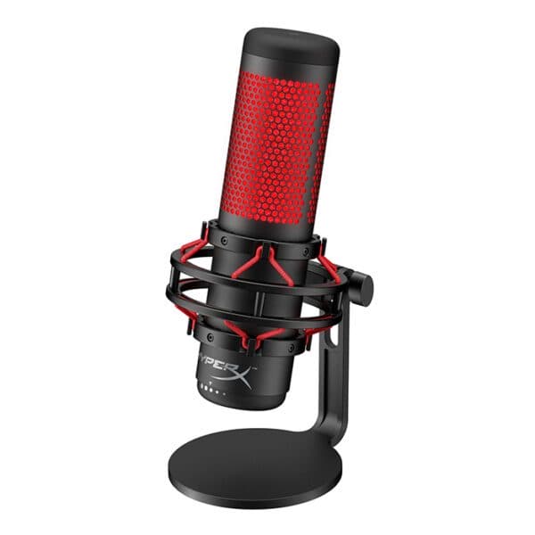 HyperX QuadCast Full-featured standalone mic for streamers, content creators, and gamers PC, PS4, PS5 and Mac
