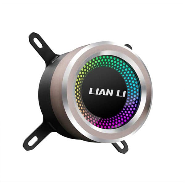 Lian Li Galahad 360 AIO Black RGB Closed Loop CPU Cooler, Black