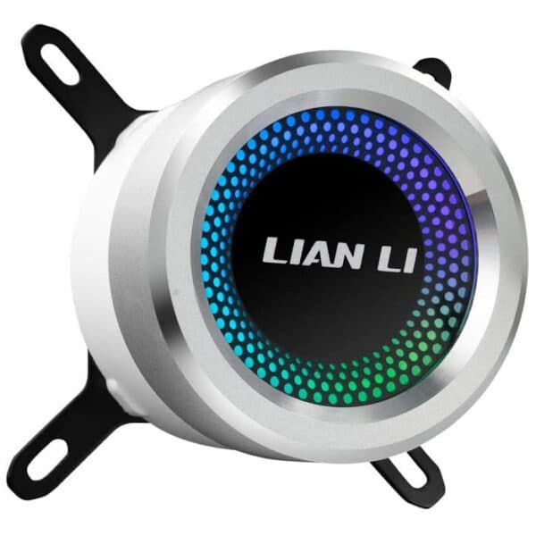 Lian Li Galahad 360 AIO White RGB Closed Loop CPU Cooler, White