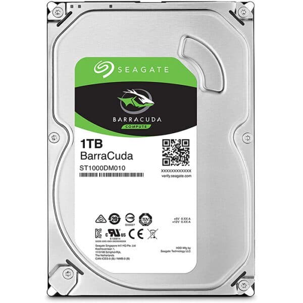 Seagate 1TB BarraCuda SATA III 3.5 Internal HDD