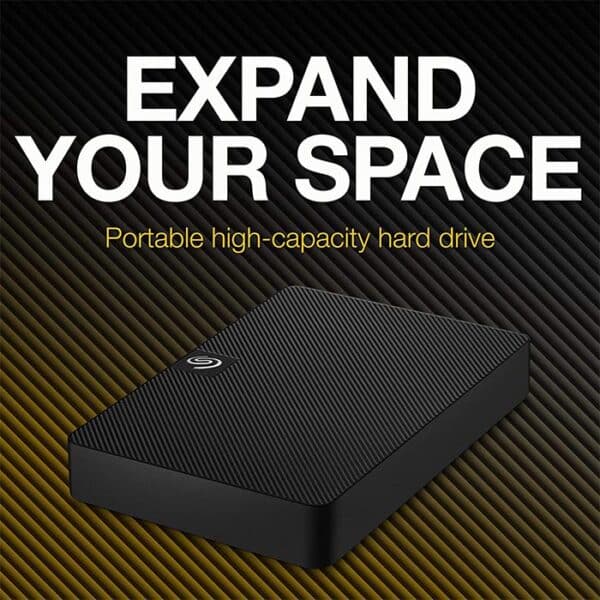 Seagate Expansion, 4 TB, External Hard Drive HDD, 3.5 Inch, USB 3.0, PC & Notebook, 2 Years Rescue Services STKM4000400, Black