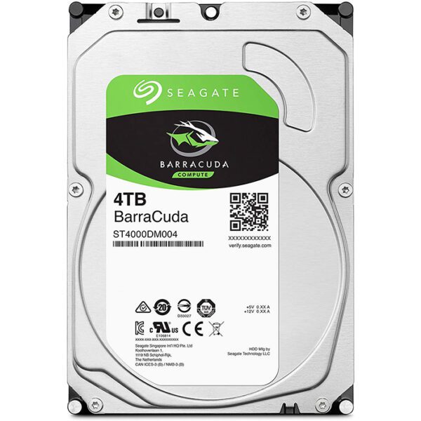 Seagate BarraCuda 4TB Internal Hard Drive HDD – 3.5 Inch Sata 6 Gb/s 5400 RPM 256MB Cache for Computer Desktop PC Laptop
