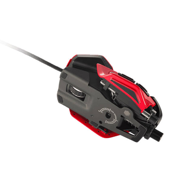 MAD CATZ R.A.T. 8+ ADV Highly Customizable Optical Gaming Mouse,Red