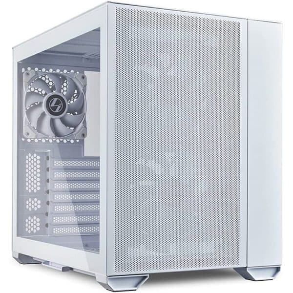 Lian Li O11 DYNAMIC Mini AIR Tempered Glass Gaming Computer Case – White