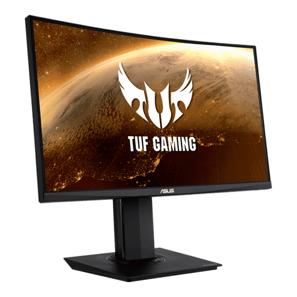 ASUS ASUS TUF Gaming VG24VQ Curved Gaming Monitor – 23.6 inch Full HD (1920 x 1080), 144Hz, Extreme Low Motion Blur™, FreeSync™, 1ms (MPRT), Shadow Boost