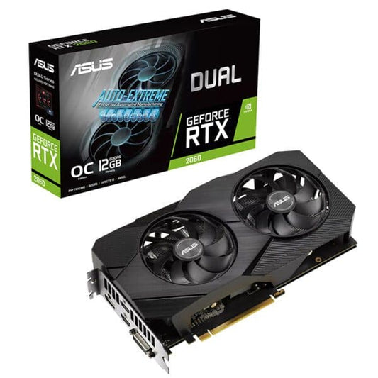 ASUS Dual GeForce RTX™ 2060 EVO OC Edition 12GB GDDR6 Graphics Card