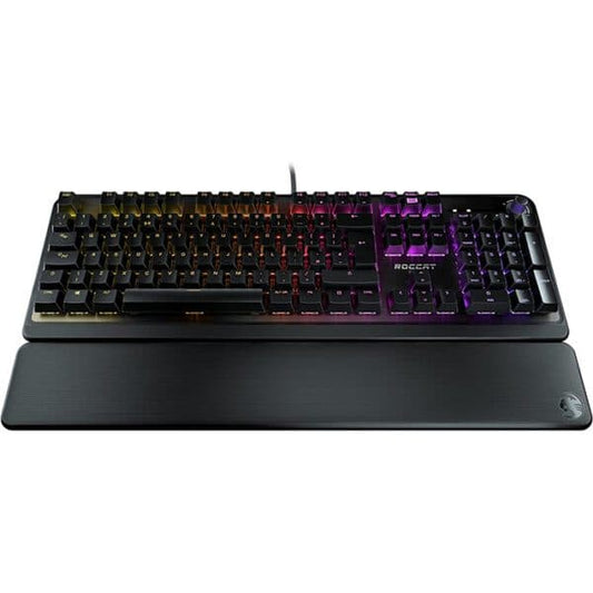 Rockat Pyro Mechanical Gaming Keyboard with UK Lightning Design, Black