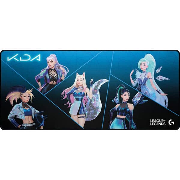 Logitech G840 Extra Large (XL) Gaming Mouse Pad KDA ,League of Legend edition | 400 X 900 mm performance tuned surface