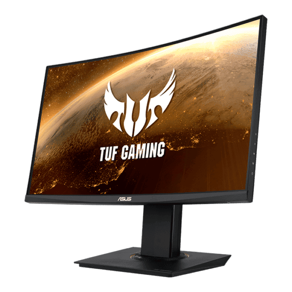 ASUS ASUS TUF Gaming VG24VQ Curved Gaming Monitor – 23.6 inch Full HD (1920 x 1080), 144Hz, Extreme Low Motion Blur™, FreeSync™, 1ms (MPRT), Shadow Boost