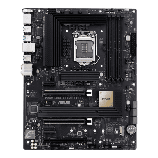 ASUS ProArt Z490 Creator 10G ATX Motherboard with LGA 1200 Socket AI Overclocking and Thunderbolt 3