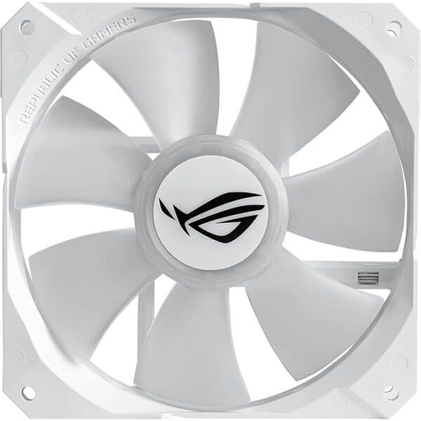 Asus ROG Strix LC 240 RGB AIO Liquid CPU Cooler White edition, with Aura Sync, and dual ROG 120mm addressable RGB radiator fans