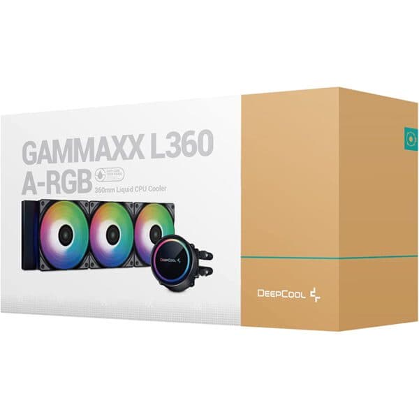 DEEPCOOL GAMMAXX L360 ARGB 360mm AIO Liquid CPU Cooler ,Black