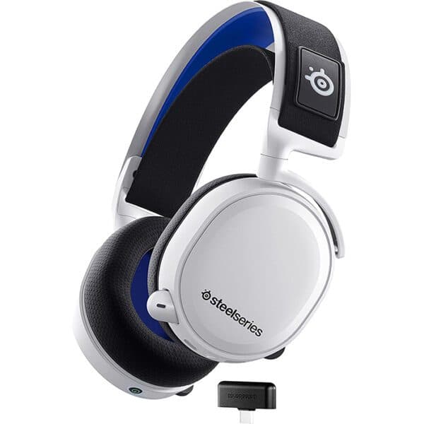 Steelseries Arctis 7P+ Wireless Gaming Headset – Lossless 2.4 Ghz – 30 Hour Battery Life – For Ps5, Ps4, Pc, Mac, Android And Switch – White
