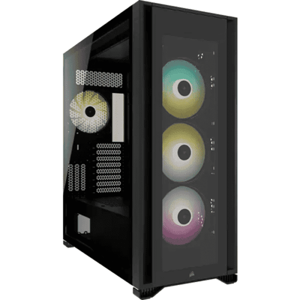 CORSAIR iCUE 7000X RGB Tempered Glass Full-Tower ATX PC Case, Black