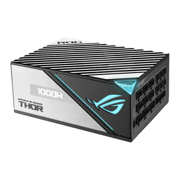 Asus Rog Thor 1000P2 OLED Power Supply Unit, 1000W Output, 80 Plus Platinum II, Aura Sync