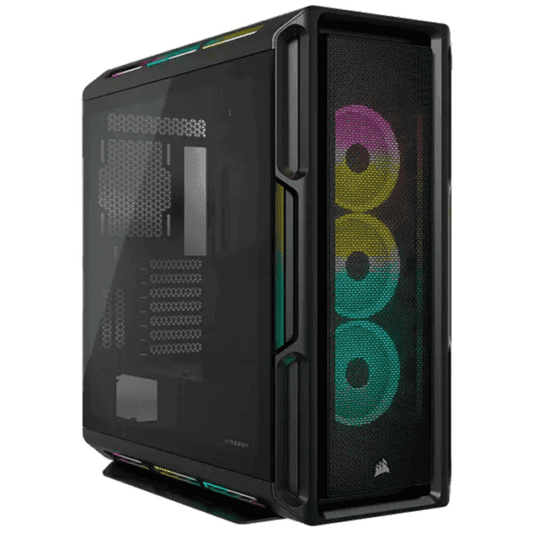 CORSAIR iCUE 5000T RGB Tempered Glass Mid-Tower ATX PC Case — Black