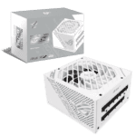 Asus ROG Strix 850W PSU, 80 Plus Gold, Frozen Silence, Fully Modular, Dual Ball Fan Bearing White