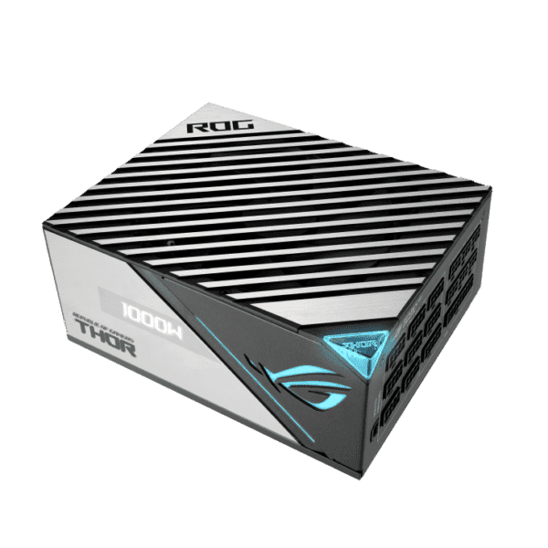 Asus Rog Thor 1000P2 OLED Power Supply Unit, 1000W Output, 80 Plus Platinum II, Aura Sync