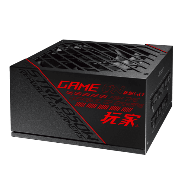 Asus ROG Strix 850W PSU, 80 Plus Gold, Frozen Silence, Fully Modular, Dual Ball Fan Bearing