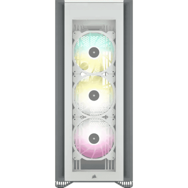 CORSAIR iCUE 7000X RGB Tempered Glass Full-Tower ATX PC Case — White