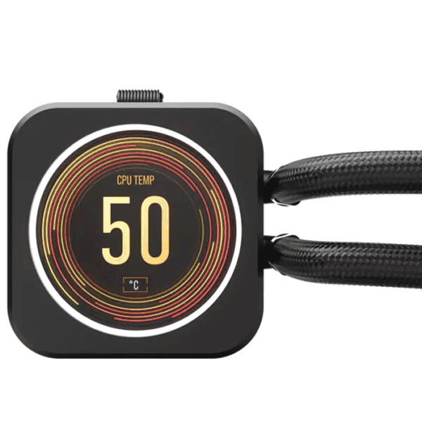 CORSAIR iCUE H100i ELITE LCD Display Liquid CPU Cooler,Black