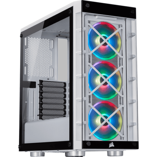 CORSAIR iCUE 465X RGB Mid-Tower ATX Smart Case — White