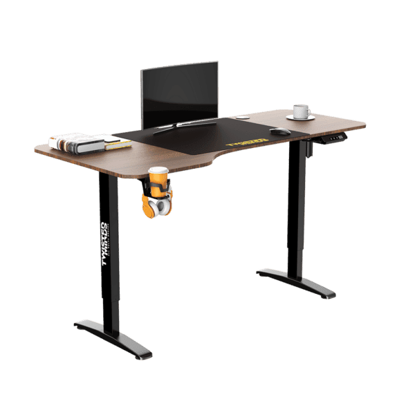Twisted Minds T Shaped Gaming Desk Electric-height adjustable – Left