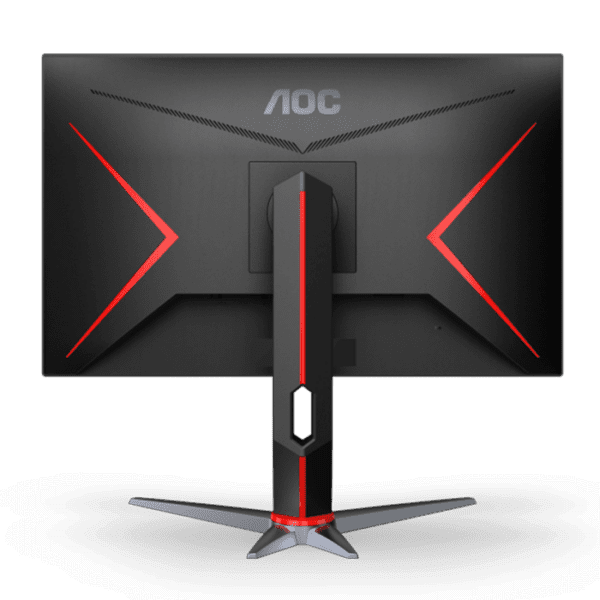 AOC 24G2 24" Frameless Gaming IPS Monitor, FHD 1080P, 1ms 144Hz, Freesync, HDMI/DP/VGA, Height Adjustable,Black/Red