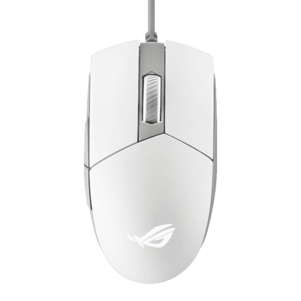 ROG Strix Impact II Moonlight White  Ambidextrous style ergonomics gaming mouse
