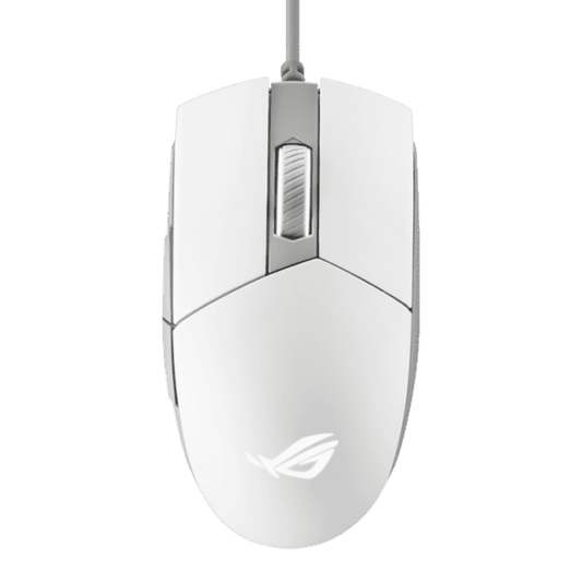 ROG Strix Impact II Moonlight White  Ambidextrous style ergonomics gaming mouse