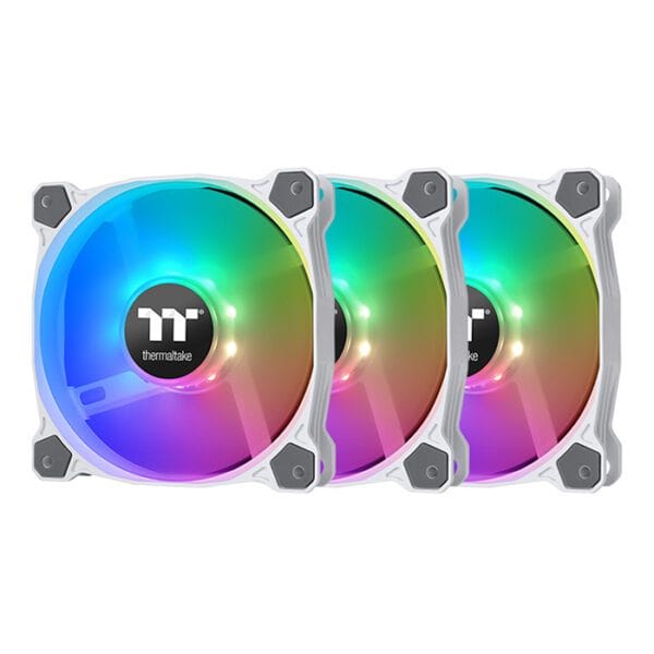 Thermaltake Pure 12 ARGB Sync Radiator Fan White TT Premium Edition (3-Fan Pack)