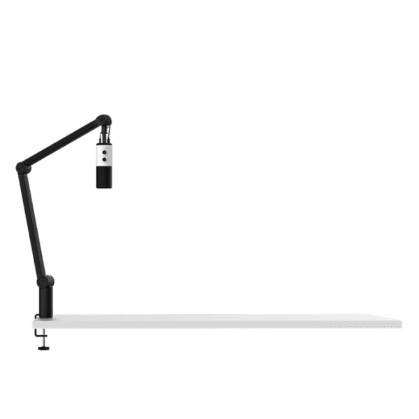 NZXT Boom Arm Low Noise Microphone stand, Thread US Standard 5/8″, Discreetly Store USB & XLR Cables, Smooth and Silent, Cable Channel Covers, Black