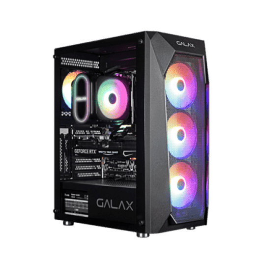 GALAX Revolution 5 PC Case (REV-05) ATX, M-ATX, ITX, Black