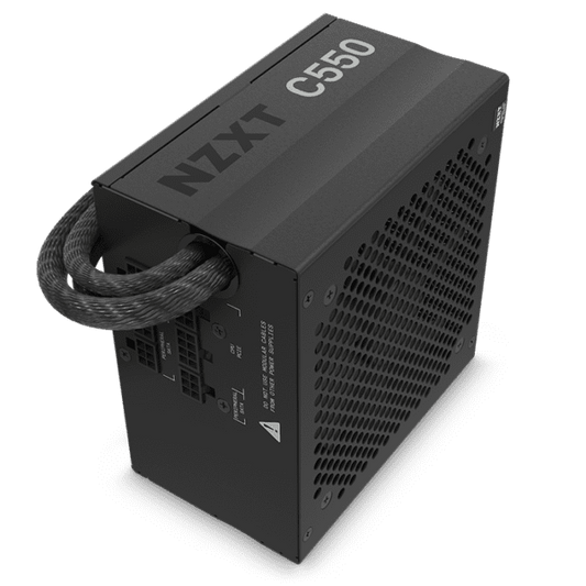 NZXT C Series 550W Semi-Modular ATX PSU, 80 Plus Bronze Rating, 6 Sata Power, 100V-240V Input, 3 Peripherals, Black
