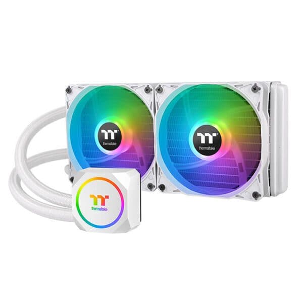 Thermaltake TH240 ARGB Sync Snow Edition AIO Liquid Cooler,White