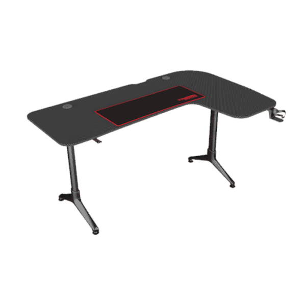 Twisted Minds Y Shaped Gaming Desk Carbon fiber texture – Right