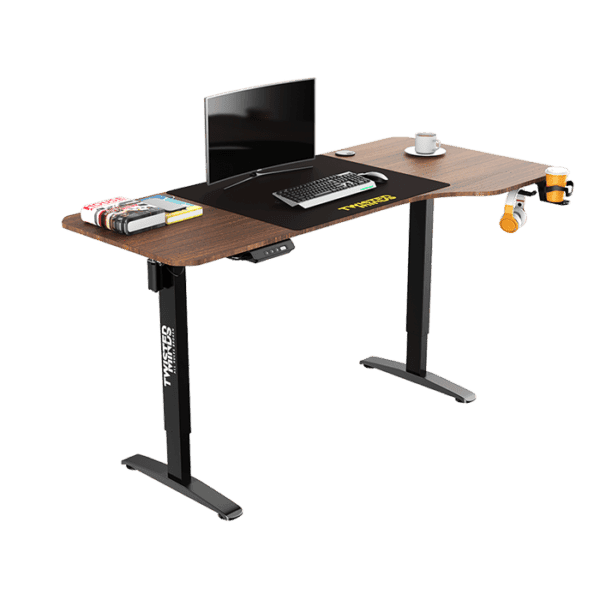 Twisted Minds T Shaped Gaming Desk Electric-height adjustable – Right