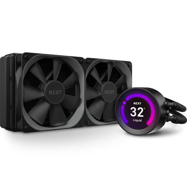 NZXT Kraken Z53 240mm Liquid Cooler with LCD Display, Black