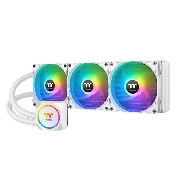 Thermaltake TH360 ARGB Sync Snow Edition AIO Liquid Cooler, White