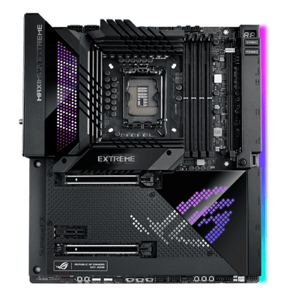 ASUS ROG Maximus Z690Intel® Z690 EATX motherboard , Onboard Wi-Fi 6E and Aura Sync RGB lighting