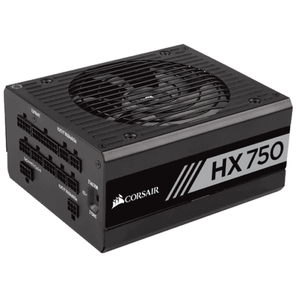 CORSAIR HX Series HX750 — 750 Watt 80 PLUS PLATINUM Certified Fully Modular Power Supply (EU)