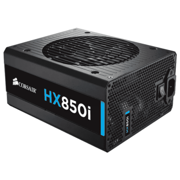 CORSAIR HXi Series HX850i High-Performance ATX Power Supply — 850 Watt 80 Plus PLATINUM Certified PSU