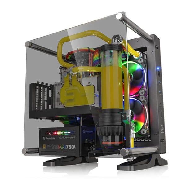 Thermaltake Core P1 TG Mini ITX Case, Black